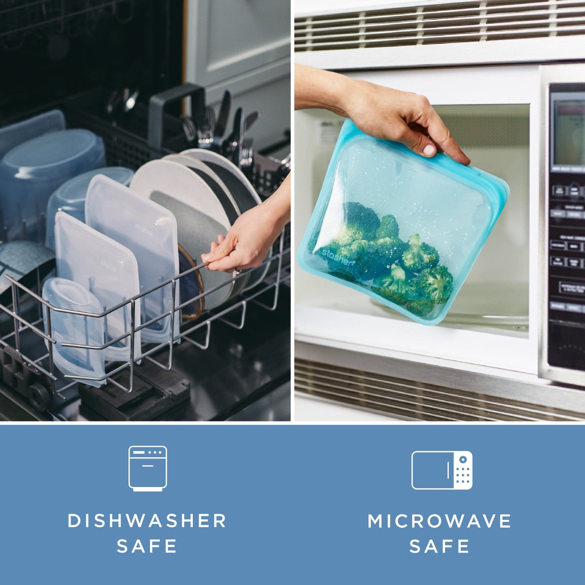 Snugger reusable silicone bags and stretch lids benefits